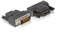 Delock 65024 Adapter DVI 24+1 pin male naar HDMI female met LED - thumbnail