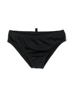 DSQUARED2 KIDS slip de bain à logo imprimé - Noir