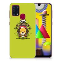 Samsung Galaxy M31 Telefoonhoesje met Naam Doggy Biscuit