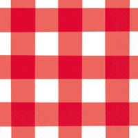 Amscan Servetten Picnick Party 25 X 25 Cm 16 Stuks