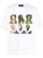 DSQUARED2 t-shirt à imprimé Bob Marley - Blanc - thumbnail