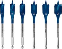 Bosch 6x EXPERT Self Cut Speed speedboorset (voor Zachthout, Spaanplaat, Ø 14-24 mm, Professional Accessoires Boor-/schroefmachines)
