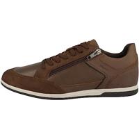 Geox U Renan B Sneakers voor heren, Browncotto, 45 EU
