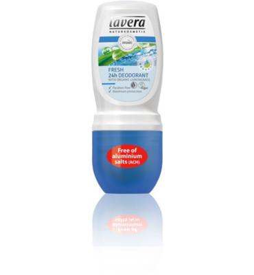 Lavera Deodorant Roll-on Fresh 24h Met Lemongrass (50ml) Lavera Deodorant Roll-on Fresh 24h Met Lemongrass (50ml)