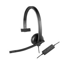 Logitech H570e Headset Hoofdband Zwart - thumbnail