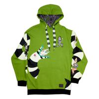 Beetlejuice by Loungefly Hoodie Sweater Unisex Glow in the Dark Size S