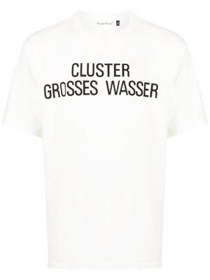 Undercover T-shirt met tekst - Wit