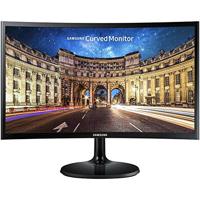 Samsung C27F398F (LC27F398FWUXEN) 68,58 cm LED Curved Monitor 1800R (D-Sub, 1.920 x 1.080 pixels, 60 Hz herhalingsfrequentie, 4 ms reactietijd) zwart VGA, HDMI, rond onderste deel 27 inch zwart
