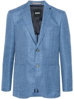 BOSS blazer à simple boutonnage - Bleu