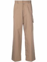 Valentino Garavani pantalon chino à poches plaquées - Marron