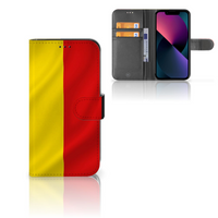 Apple iPhone 13 Bookstyle Case Belgische Vlag - thumbnail