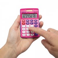 Maul MJ 450 Bureaurekenmachine Pink Aantal displayposities: 8 werkt op batterijen, werkt op zonne-energie (b x h) 113 mm x 72 mm - thumbnail