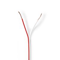 Nedis CAGW0500WT1000 audio kabel 100 m Rood, Wit - thumbnail