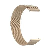 By Qubix - Compatible met Garmin Vivomove 3 / HR/Luxe/Sport/Style/Trend - Milanese bandje - Vintage/champagne goud - Compatible Garmin bandje - Bandbreedte: 20mm