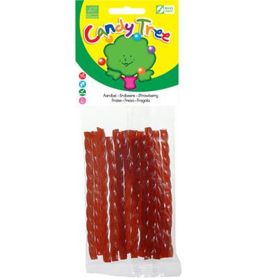 Candy Tree Candy Tree Aardbeikabels Bio (75g) Candy Tree Candy Tree Aardbeikabels Bio (75g)