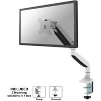 Neomounts NM-D750WHITE 32 Klem/doorvoer Wit flat panel bureau steun - thumbnail