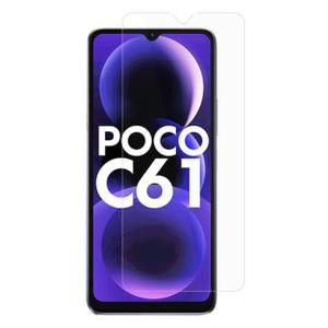 Xiaomi Poco C61 Glazen Screenprotector - 9H, 0.3mm - Case Friendly - Doorzichtig