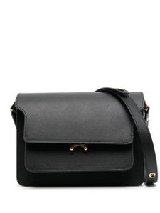 Marni sac porté épaule Trunk médium - Noir