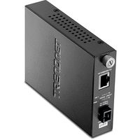 Trendnet TFC-110S20D3i netwerk media converter 100 Mbit/s 1310 nm Zwart