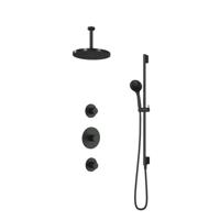 Hotbath Cobber IBS20CR inbouwdouche met 3s handdouche, 15cm plafondbuis, 30cm hoofddouche en glijstang chroom