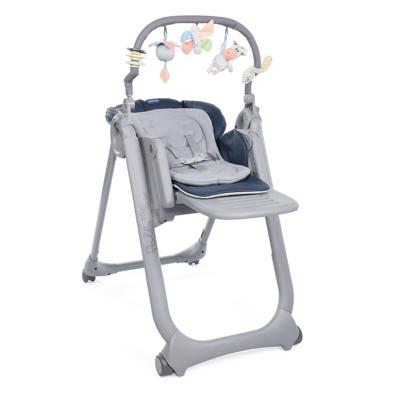 Chicco kinderstoel Polly Magic 85-106 cm staal grijs/blauw Chicco kinderstoel Polly Magic 85-106 cm staal grijs/blauw