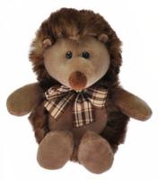 Take Me Home knuffel egel junior 20 cm pluche donkerbruin