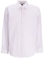 BOSS chemise boutonnée à pois - Blanc