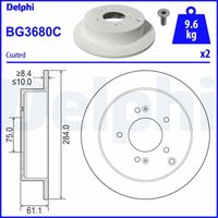 Remschijf BG3680C