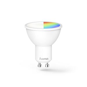 Hama Wifi-Ledlamp GU10 5.5W RGBW Dimbaar Wit