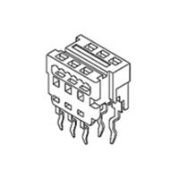 Molex 905841322 Female header, inbouw (standaard) Totaal aantal polen: 22 Rastermaat: 1.27 mm Inhoud: 1 stuk(s) Tube