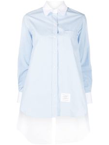 Thom Browne chemise à détail torsadé - Bleu