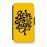 Born to Fight: iPhone XS Flip Hoesje - thumbnail