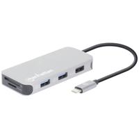 Manhattan 130615 USB-C dockingstation Geschikt voor merk: Universeel USB-C Power Delivery