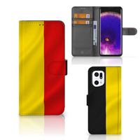 OPPO Find X5 Pro Bookstyle Case Belgische Vlag - thumbnail