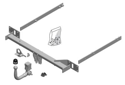Afneembare trekhaak, BMU kogel 582400 Afneembare trekhaak, BMU kogel 582400