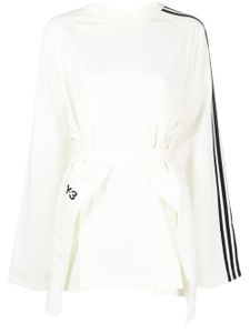 Y-3 t-shirt Sail Closure à manches longues - Blanc