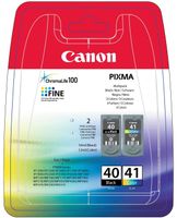 Canon PG-40/CL-41 inktcartridge 2 stuk(s) Origineel Zwart, Cyaan, Magenta, Geel