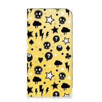 Mobiel BookCase iPhone 15 Plus Punk Geel