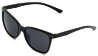 Bernardino zonnebril dames rechthoekig cat.2 zwart/grijs