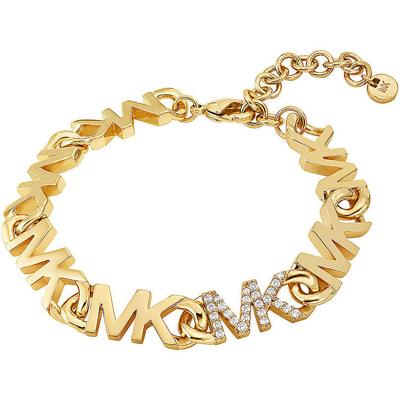 Michael Kors MKJ7953710 Armband Premium messing-zirconia goudkleurig-wit 17-19,5 cm Michael Kors MKJ7953710 Armband Premium messing-zirconia goudkleurig-wit 17-19,5 cm