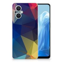 OPPO Reno8 Lite TPU Hoesje Polygon Dark - thumbnail