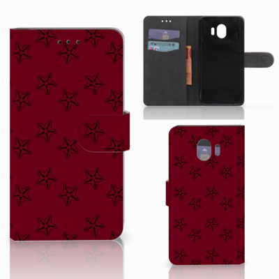Samsung Galaxy J4 2018 Telefoon Hoesje Sterren Samsung Galaxy J4 2018 Telefoon Hoesje Sterren