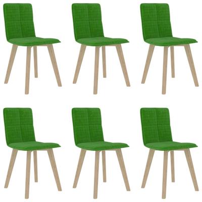 Vidaxl Eetkamerstoelen 6 St Groen