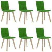 Vidaxl Eetkamerstoelen 6 St Groen