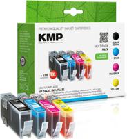 KMP Inktcartridge vervangt HP 364XL, N9J74AE, CN684AE, CB323EE, CB324EE, CB325EE Compatibel Combipack Zwart, Cyaan, Magenta, Geel H62V 1712,0005 - thumbnail