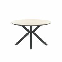 Edison tuintafel 122cm rond polywood - thumbnail