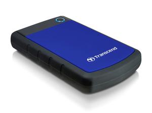 Transcend StoreJet® 25H3B 2 TB Externe harde schijf (2,5 inch) USB 3.2 Gen 1 (USB 3.0) Blauw, Grijs TS2TSJ25H3B