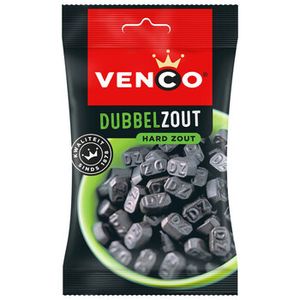 Venco Venco - Dubbelzoute Drop 120 Gram 12 Stuks