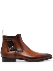 Magnanni bottes en cuir à bout pointu - Marron