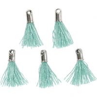 Creotime tassels 10 mm 5 stuks groen